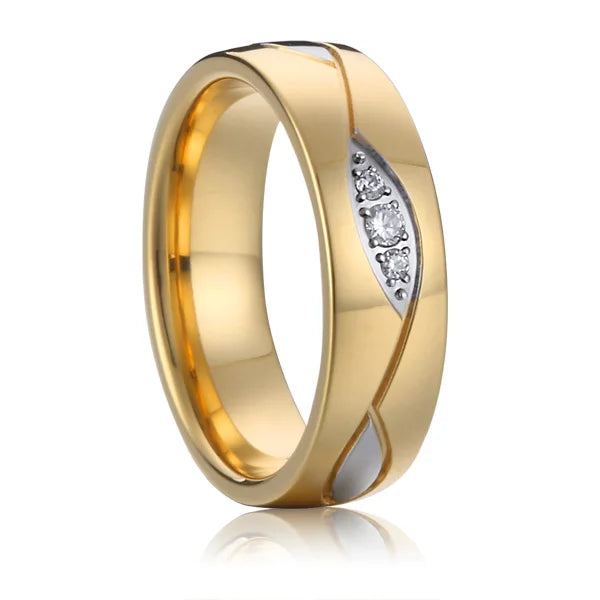 western designer dubai African fine 18k gold plated ladies jewelry cz diamond bridal wedding engagement rings for women girls