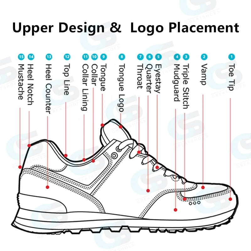Greatshoes Fashion Sneakers for Men Custom Men'S Sport,Black Sneakers for Teenager,Odm High Top Luxury Sneakers
