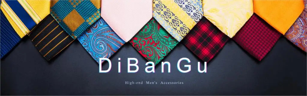 Men's Tie Set with Clip Luxury Retro Striped Floral 8cm Necktie Handkerchief Cufflinks Wedding Party Business Accessories Gift