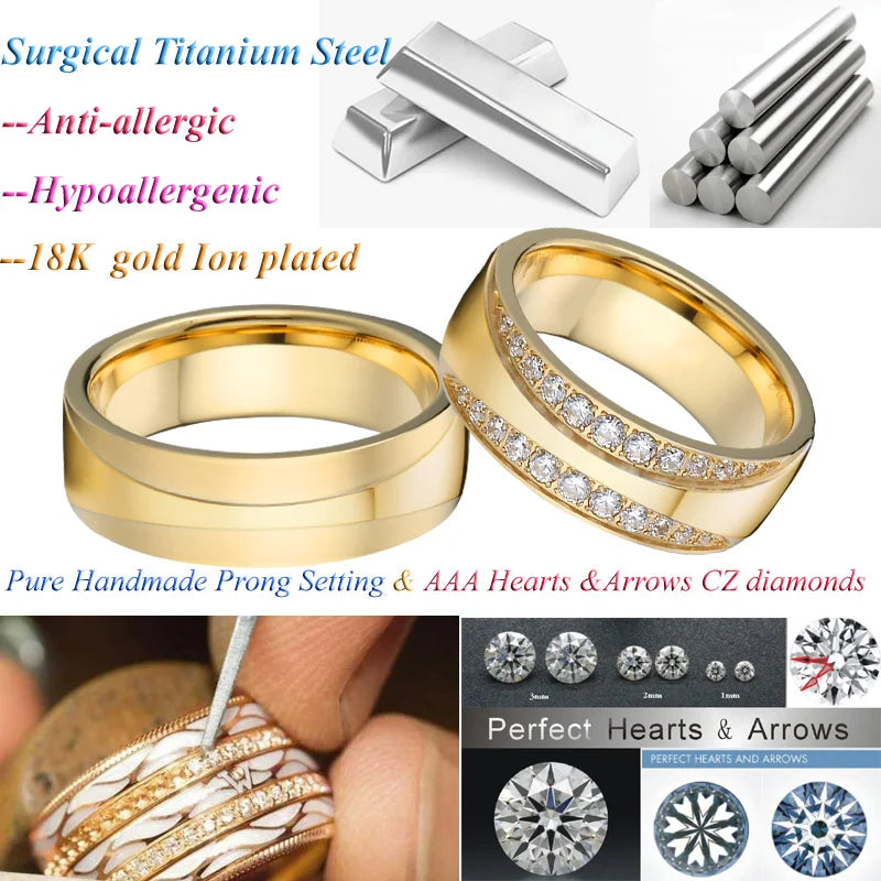western designer dubai African fine 18k gold plated ladies jewelry cz diamond bridal wedding engagement rings for women girls