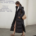 Winter Women Jackets Extra long Parkas Hooded Cotton Padded Female Coat High Quality Warm Outwear Womens Parka Winter Coats