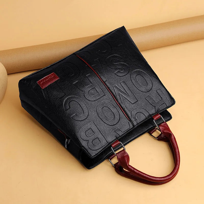 PU Leather Casual Crossbody Bags for Women Ladies Luxury Designer Tote Handbag Female Large Capacity Travel Shoulder Bag Sac