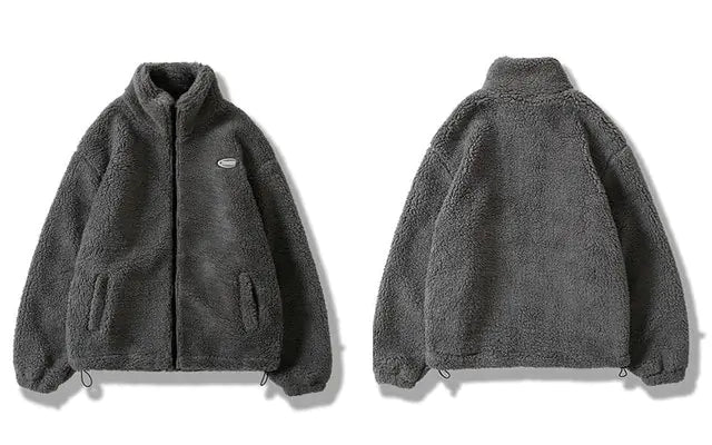 Hip Hop Winter Wool Padded Jacket for Men