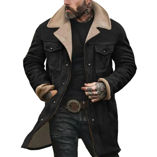 sacos vaqueros para hombres western coats for men mens brown suede jacket mens flannel jacket with hood mens vintage suede outdoor jacket western winter coats for men suede fleece jacket men
