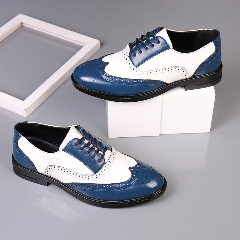 Men's Breathable Leather Shoes Black Soft Leather Soft Bottom Spring And Autumn Best Man Men's Business Formal Wear Casual Shoe