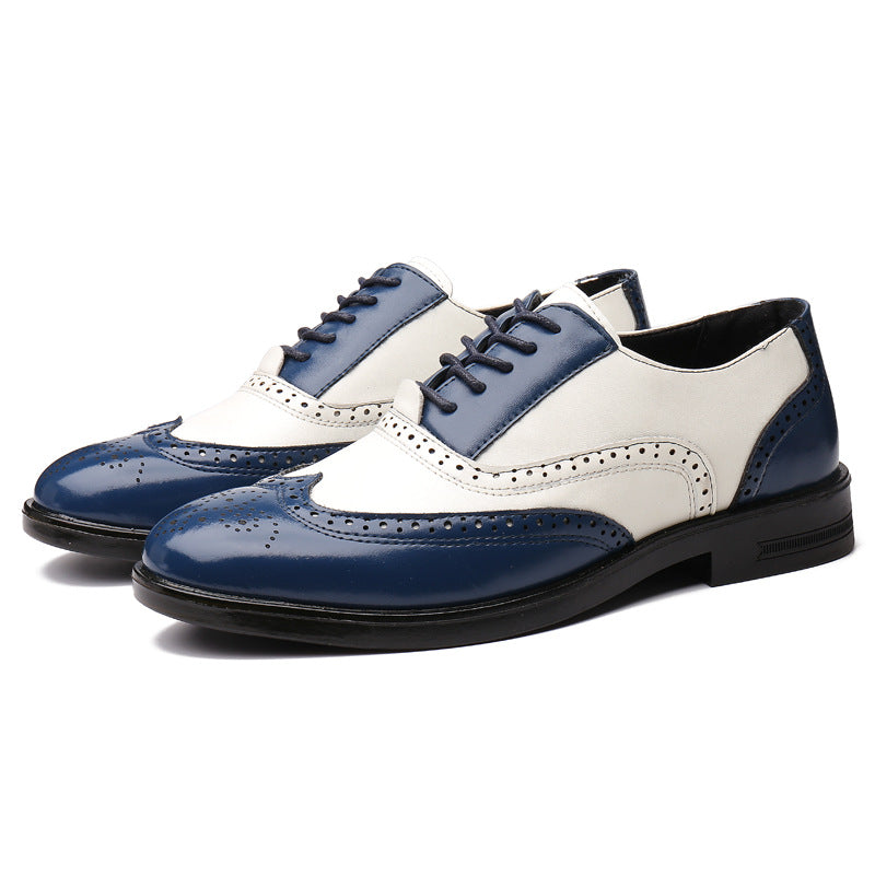 Men's Breathable Leather Shoes Black Soft Leather Soft Bottom Spring And Autumn Best Man Men's Business Formal Wear Casual Shoe