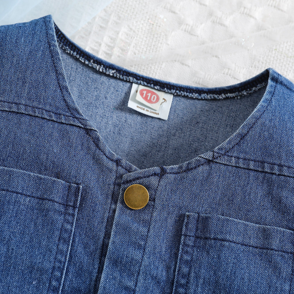 denim jeans set for girl