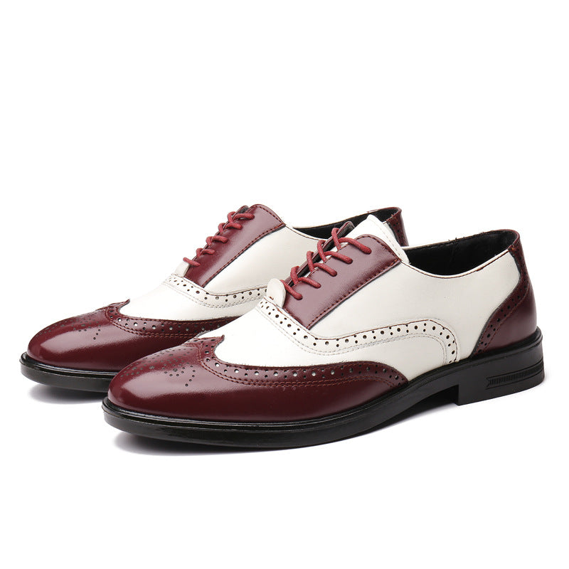 Men's Breathable Leather Shoes Black Soft Leather Soft Bottom Spring And Autumn Best Man Men's Business Formal Wear Casual Shoe