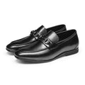 Men's Handmade Cowhide Leather Business Shoes – Horse-Bit Buckle Formal Dress Footwear
