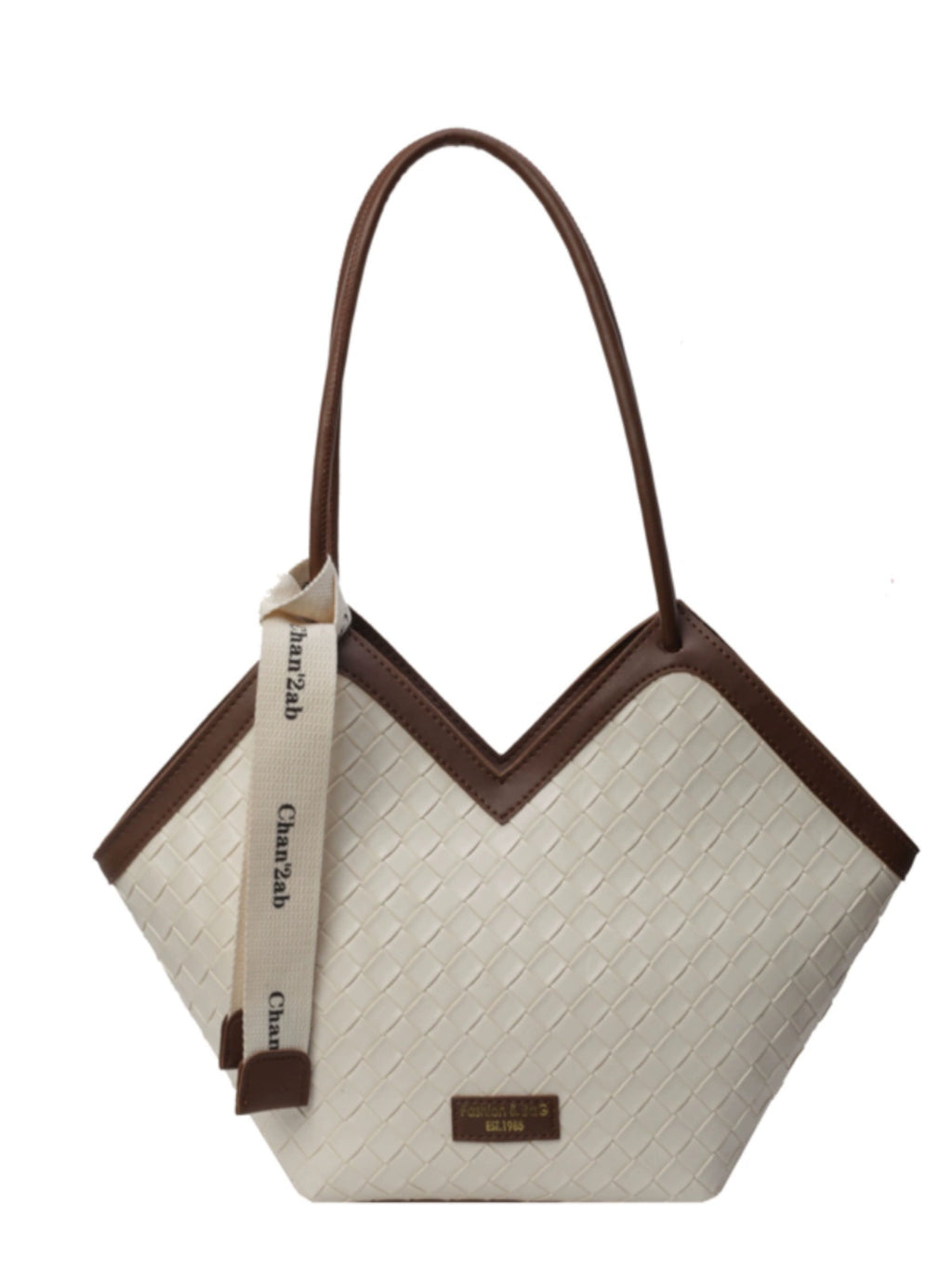 Fancy Western Style Large Capacity Bag Female 2024 New Arrival Autumn Springtide Flow Woven Shoulder Bag Commuter Tote