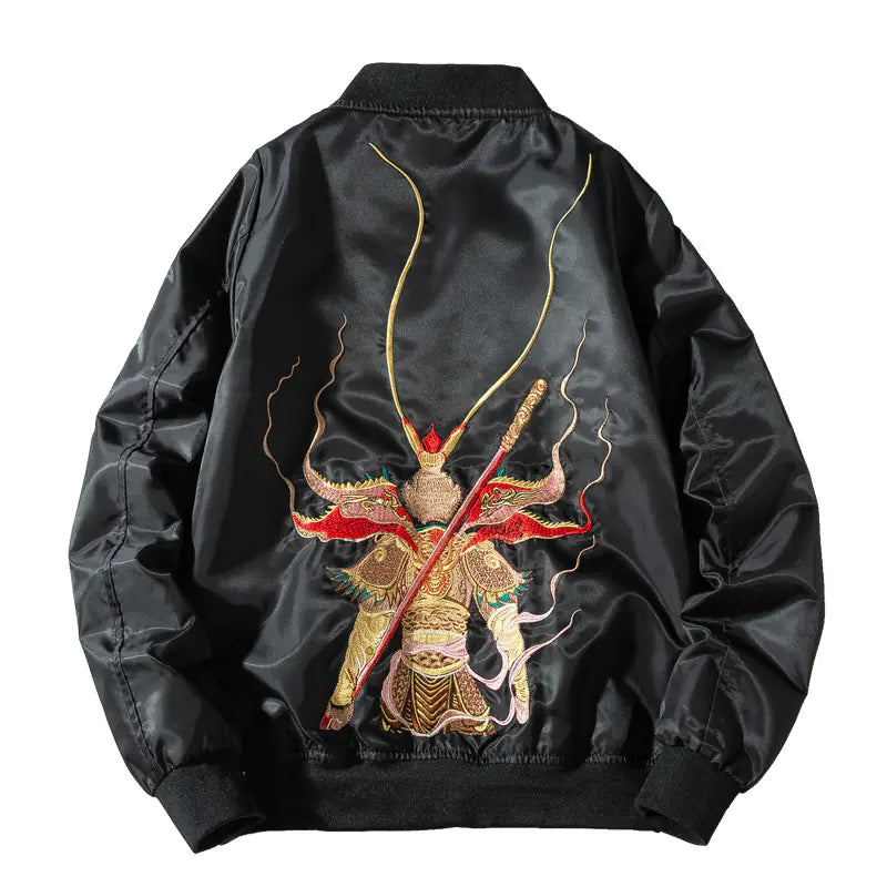 Embroidered Loose Jacket for Men - Fall & Winter Trend