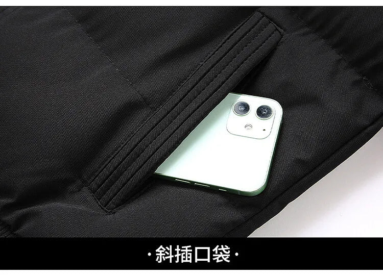 Mens Winter Jackets and Coats Cotton Outerwear Clothing 2024 New Parkas Jacket Men's Windbreaker Thick Warm Male M-5XL