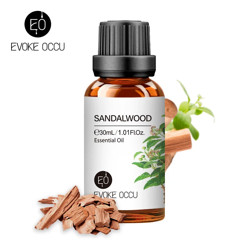 30ML Pure Jasmine Rose Mint Lavender Vanilla Essential Oil for Diffuser, Humidifier, Massage, Skin Hair Care, Soap Candle Making