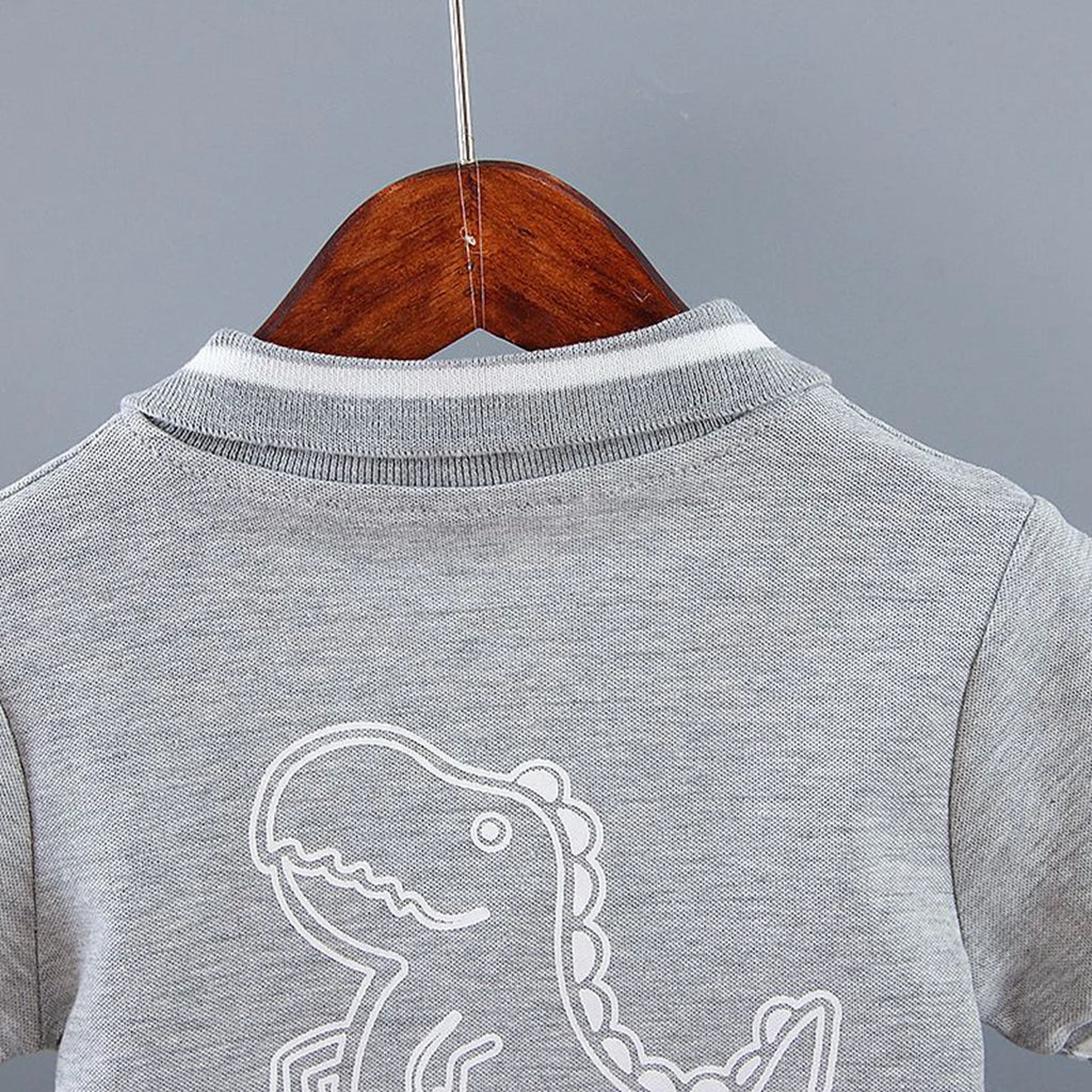 New Baby Boy Clothes Suits Summer Baby Clothes Set Print Dinosaur T-shirts+Pant 2pcs/Suit Infant Outfits Kids Girls Clothes Sets