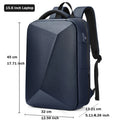 Swiss Men‘s 15.6 Inch Laptop Backpack Expandable PC Hard Shell Bag TSA Anti-theft Waterproof Backpacks USB Business Travel Bag