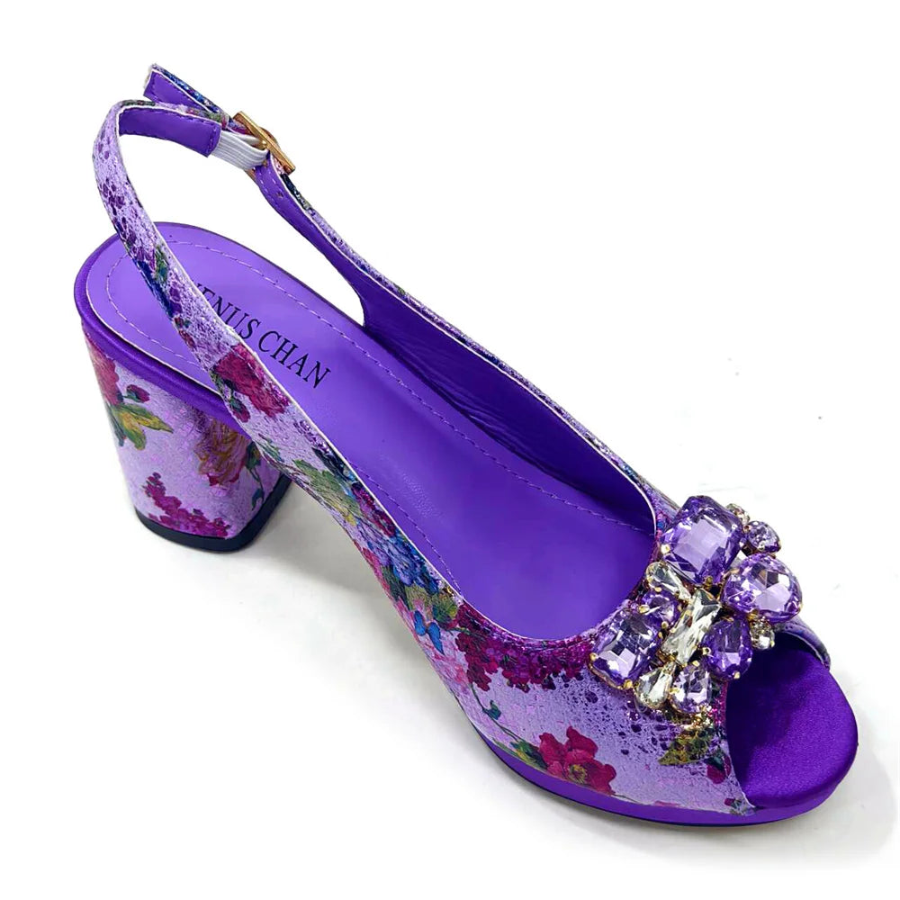 Wedding Bigger Size Thick Heel Shoes