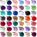 JaneVini Stunning Pearls Purple Flowers Bridal Bouquets Ribbon Handle Artificial Satin Roses Bride Bouquet Wedding Accessories