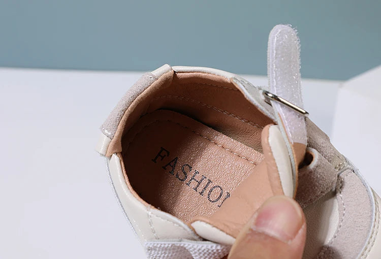 0-5 Years New Baby Shoes For Boy Leather Toddler Children Barefoot Shoes Soft Sole Outdoor Kids Tennis Fashion Girls Sneakers