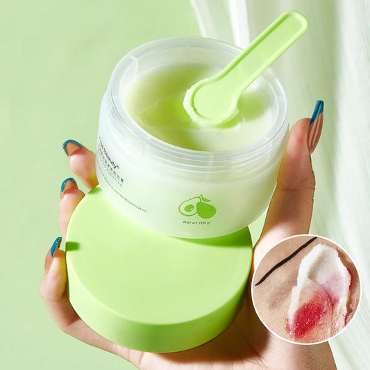 Kiss Beauty Avocado Cleansing Cream - 3-in-1 Eye, Lip, and Face Cleanser, Gentle and Thorough,Take off all your makeup