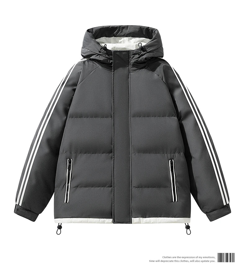 Winter Outdoor Men's Cold proof Warm Sports and Leisure Thick Cotton Jacket Winter Comfortable Fashion Trend Versatile Jacket