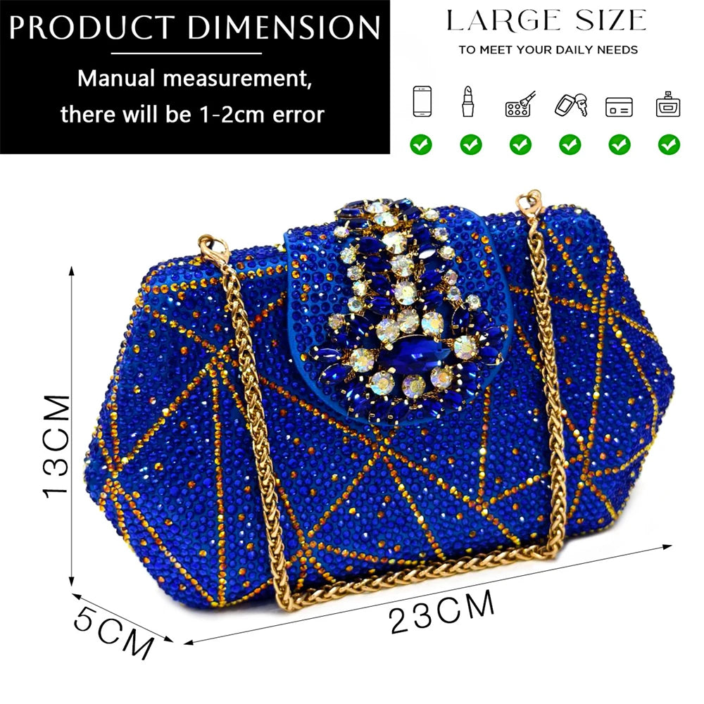 Venus Chan Nigerian Women Heel Party Ladies Italian Design Shoes And Bag Set Decorated with Rhinestone Handbag Wedding Party
