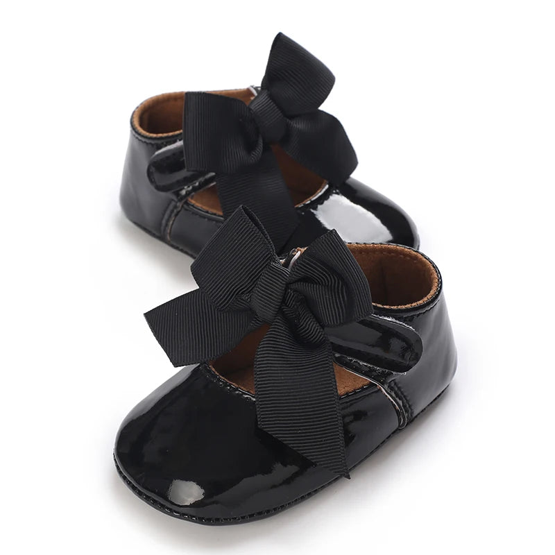 Cute White Lace Baby Girl Princess shoes  Baby Moccasins Moccs Shoes Bow Fringe Rubber Soled Non-slip Footwear Crib Shoes