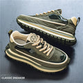 Casual Sneaker Loafers Men's Sneakers Male Sneakers Thick Bottom Shoes for Men Sports and Leisure Soft and Comfortable Non-Slip