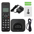 Cordless Phone Caller ID/Call Waiting 1.6 inch Backlight LCD 3 Lines Screen Display Rechargeable Batteries 16 Languages US PLUG