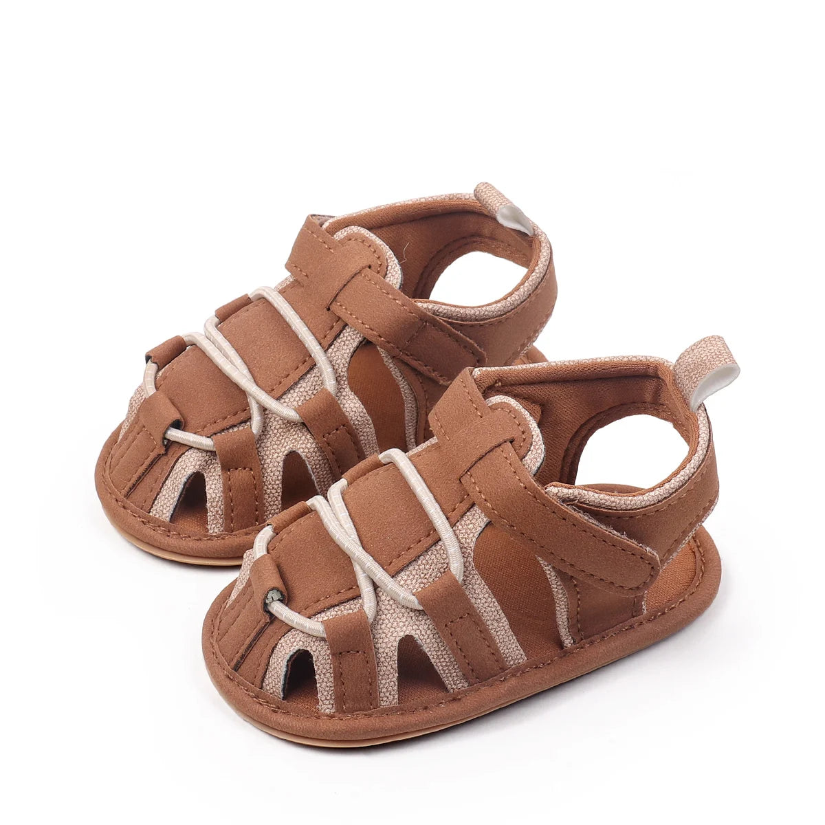 New Baby Shoes For Learning To Walk Spring And Summer Fashion Baby Shoes Soft Sole Anti-slip Sandals For Boys And Girls With Vel