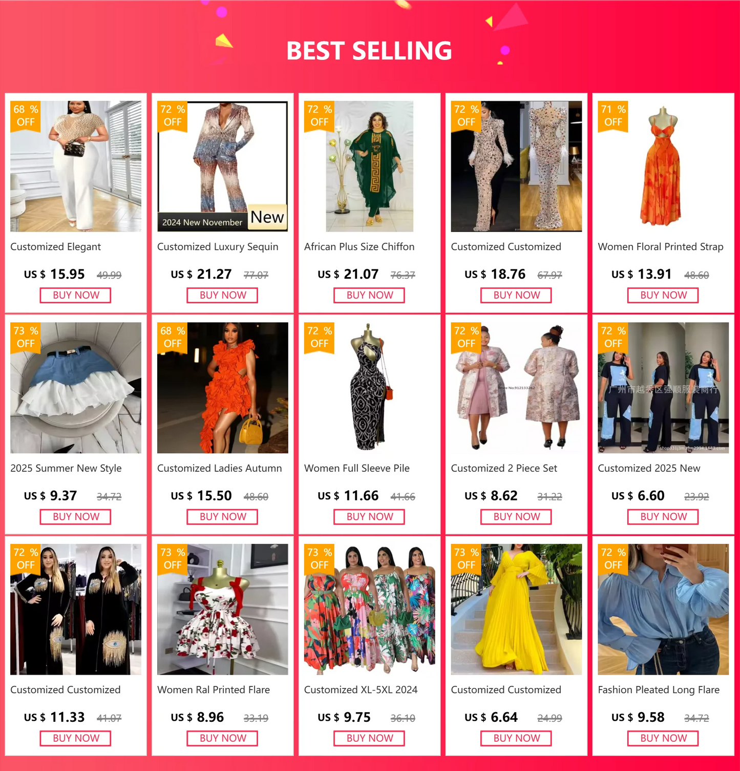 Customized African Women White Dresses Party Ruffles O Neck High Waist A Line Pleated Summer Dress Fashion Evening Birthday Gown