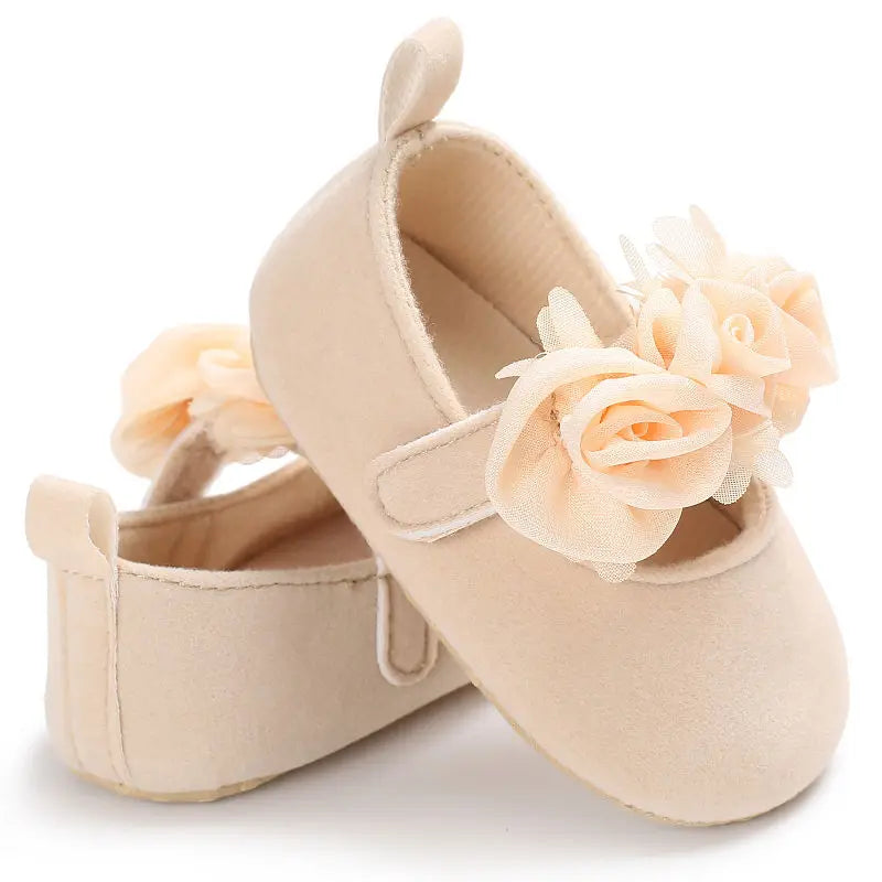 Infant Newborn Soft Sweet Mary Jane Baby Shoes Kids Wedding Party Dress Footwear Children Princess First Walker Baby Girl Shoes