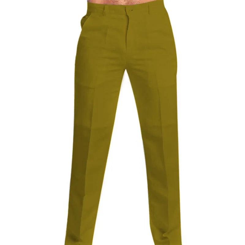 Men's Clothing Linen Casual Pants