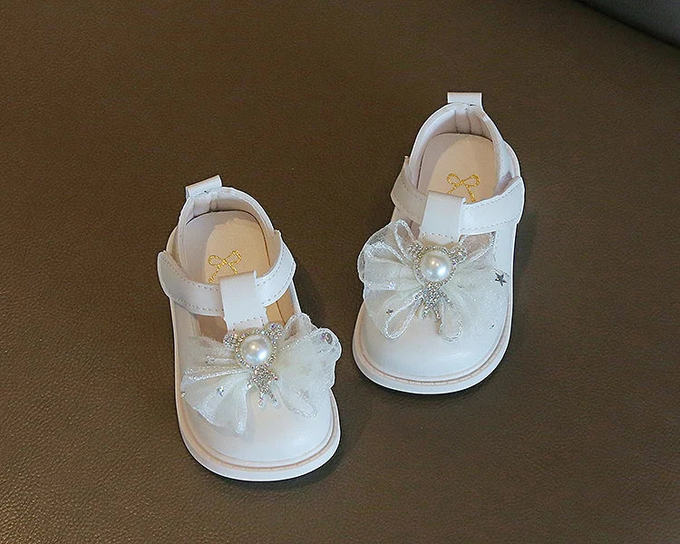 Zapatos Niña Soft Soled Baby Walking Shoes Autumn Girl Princess Shoe Bow Leather Shoes Girl Single Shoe Baby Shoe Туфли Лолита