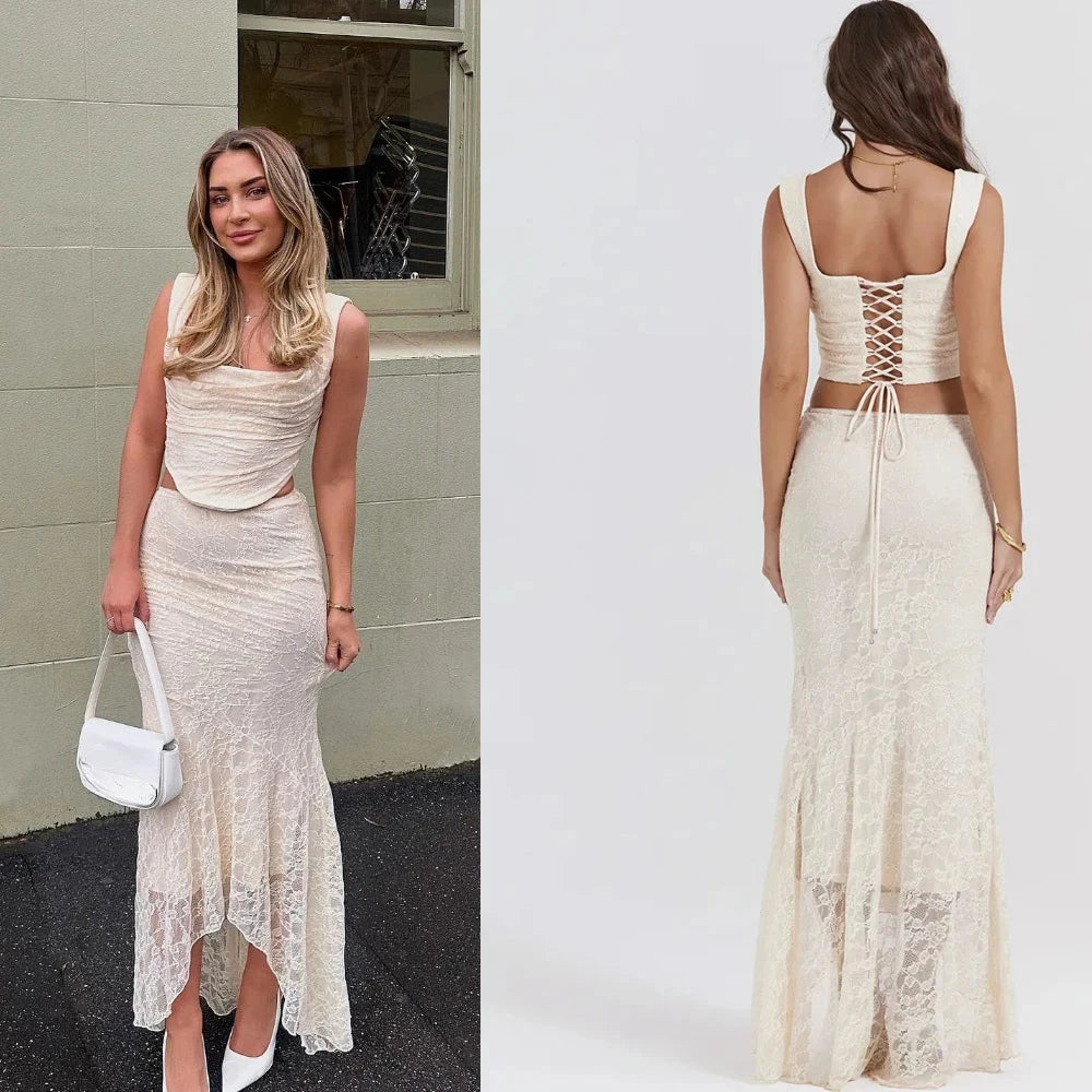 Summer 2 Piece Dress Set Elegant