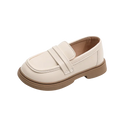 Girls Loafers Round-toe Children Fashion Princess Leather Shoes for Party Wedding Boys Kids Uniform School Shoes Soft All Match