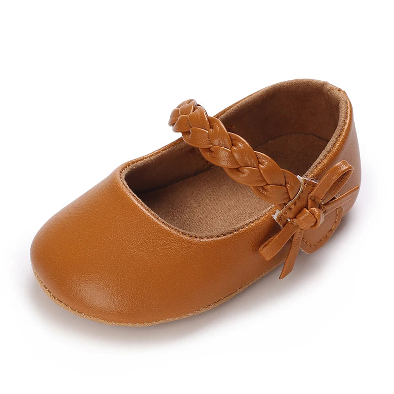 Cute White Lace Baby Girl Princess shoes  Baby Moccasins Moccs Shoes Bow Fringe Rubber Soled Non-slip Footwear Crib Shoes
