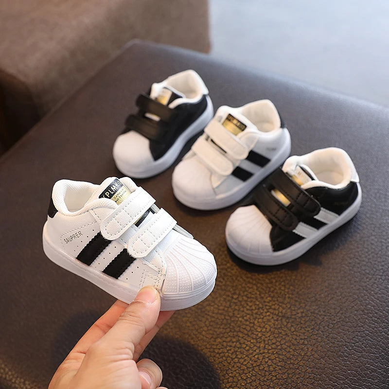 Baby shoes toddler shoes soft sole baby spring and autumn shell toe boys and girls shoes infant sneakers children's single s