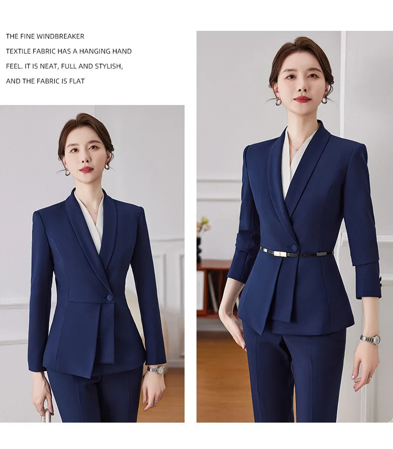 elegant Women Solid Suits