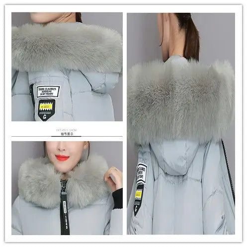 Winter Coat 2025 New Women's Thick Cotton Jacket Women Hooded Coat Medium long Casual Student Jackets Female Warm Parka Overcoat