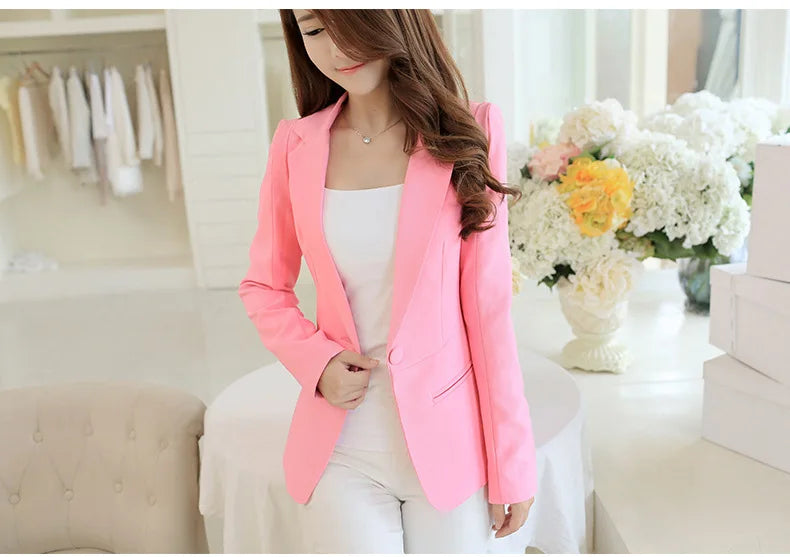 Casual Slim Blazers Jack Jacket Office