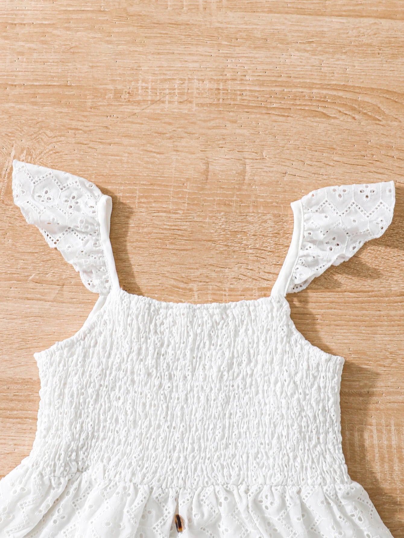 Euro-american style summer children's girls slimming hollow embroidered vest lace halter with layered breasted close sexy dress