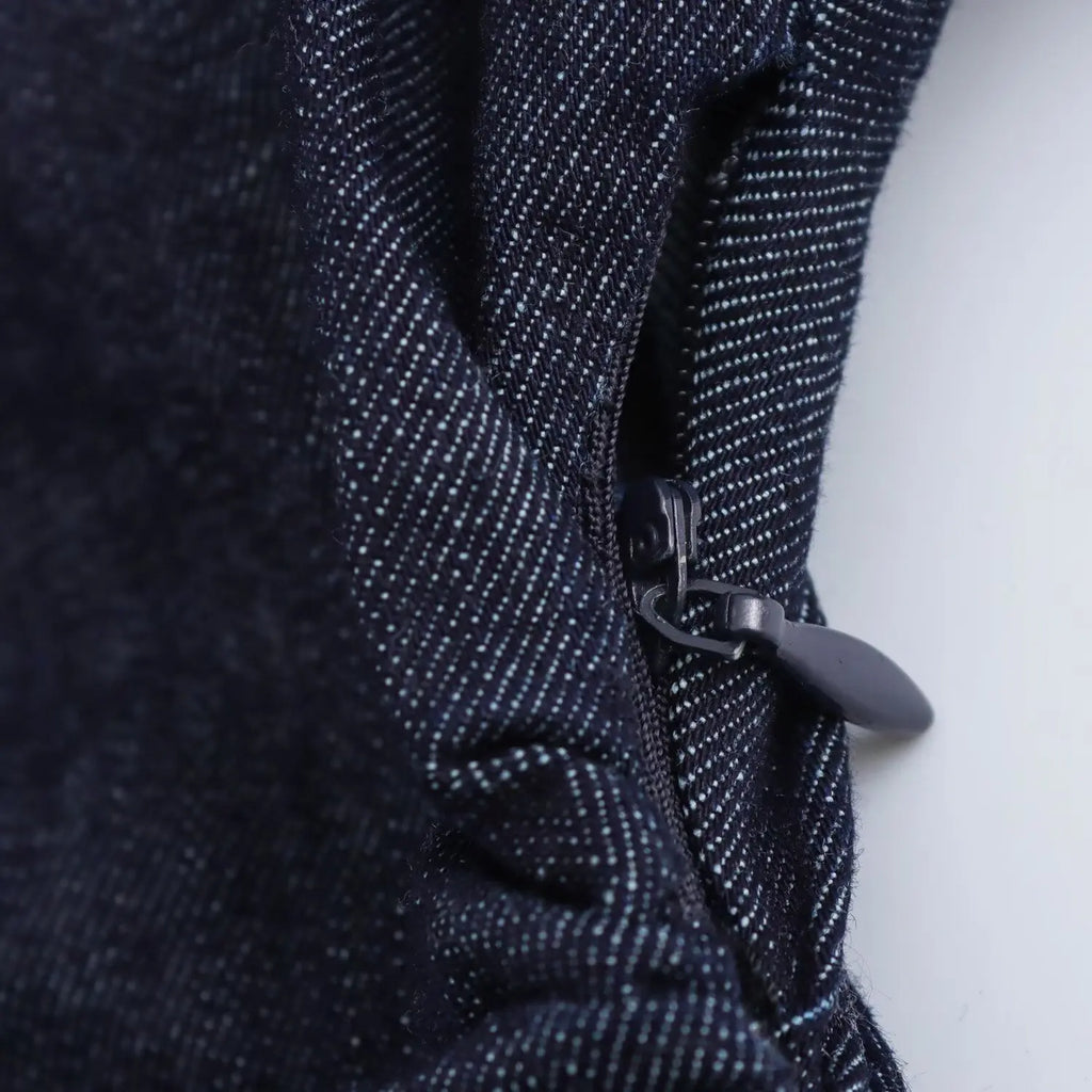 denim MIDI dress fashion elegant