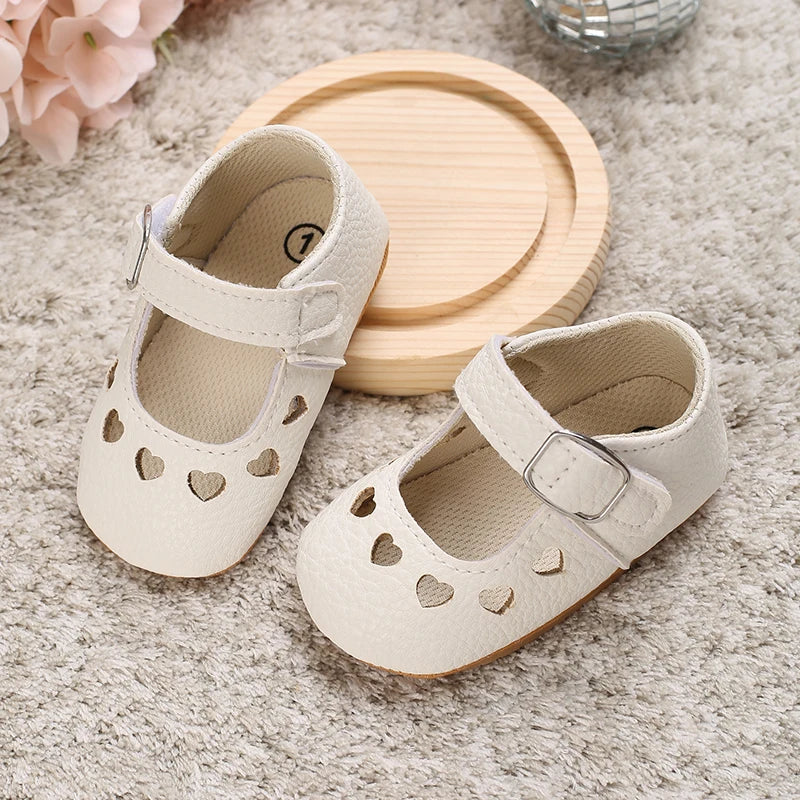 Cute White Lace Baby Girl Princess shoes  Baby Moccasins Moccs Shoes Bow Fringe Rubber Soled Non-slip Footwear Crib Shoes