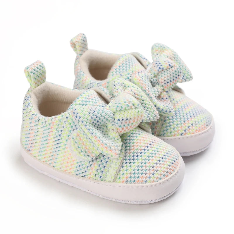 Spring and Autumn Women's Baby Casual Sports Shoes Soft Sole Anti slip Indoor and Outdoor Walking Shoes First Step Walking Shoes
