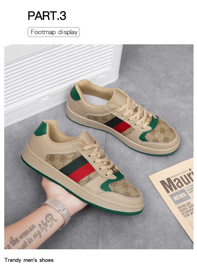 2025 Couple Style Board Shoes Retro All Comfortable Street Fashion Shoes Non-slip Wear Outdoor Casual Board Shoes