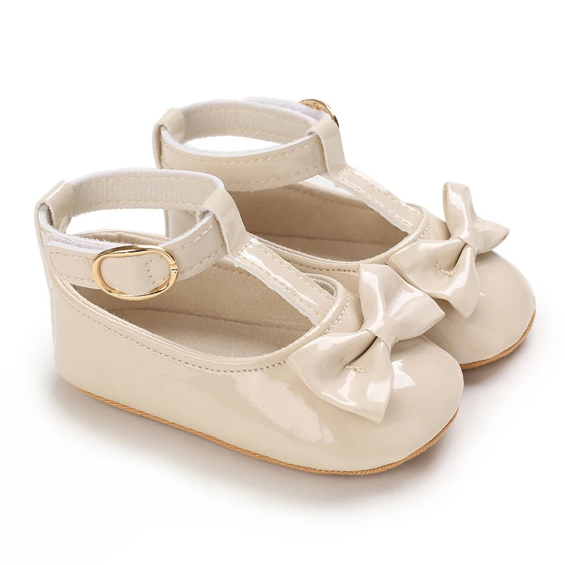 Cute White Lace Baby Girl Princess shoes  Baby Moccasins Moccs Shoes Bow Fringe Rubber Soled Non-slip Footwear Crib Shoes
