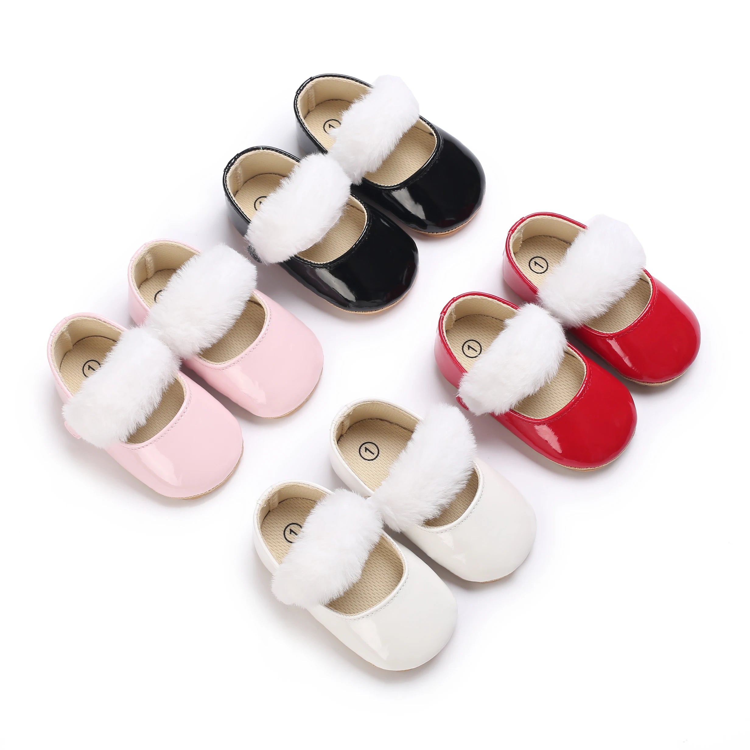 Cute White Lace Baby Girl Princess shoes  Baby Moccasins Moccs Shoes Bow Fringe Rubber Soled Non-slip Footwear Crib Shoes