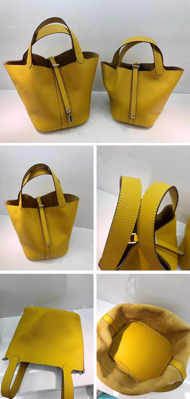 MENDY Women Bags Handbags Bucket Bag Real Leathe Fashion Tote Bag Genuine Leather Luxury Desginer Big Size Large Lady Hand Bags