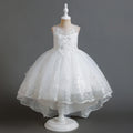 A train skirt Girl'S Sleeveless dresses  Tails Show dress Princess dress