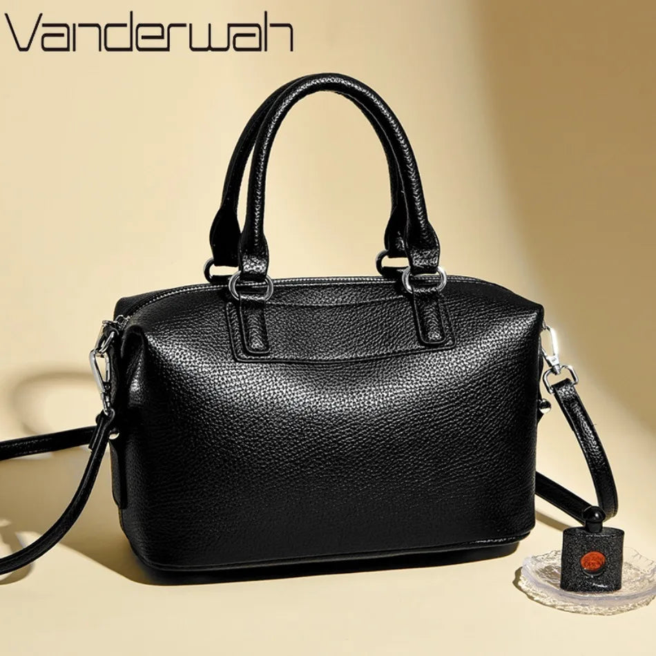 High Quality Soft Pu Leather Casual Tote Bags Women Hand Bags Shoulder Crossbody Messanger Bag Female Large Capacity Sac A Main